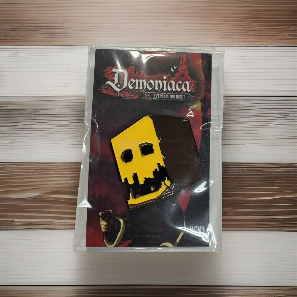 Demoniaca Everlasting Night Enamel Pin VGNYsoft Exclusive Video Game Collectible